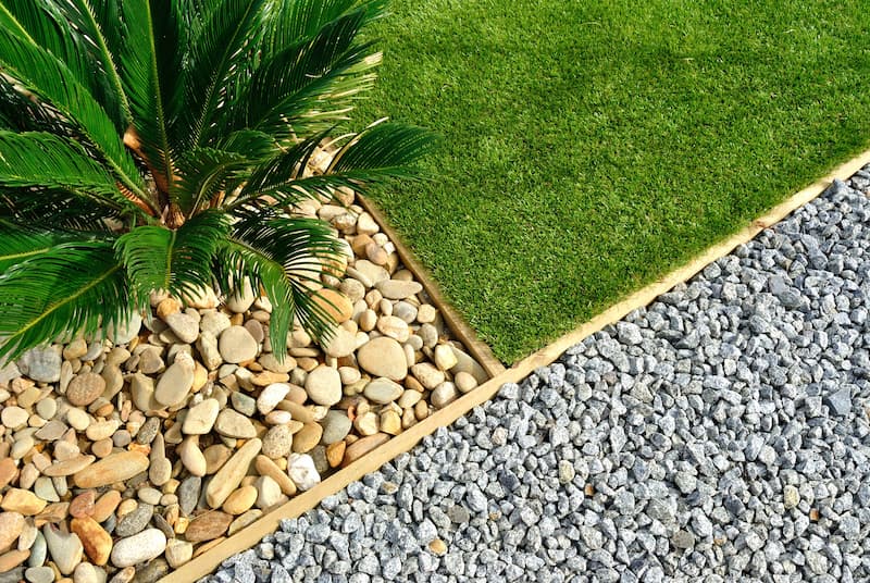 Decorative Rock Installation